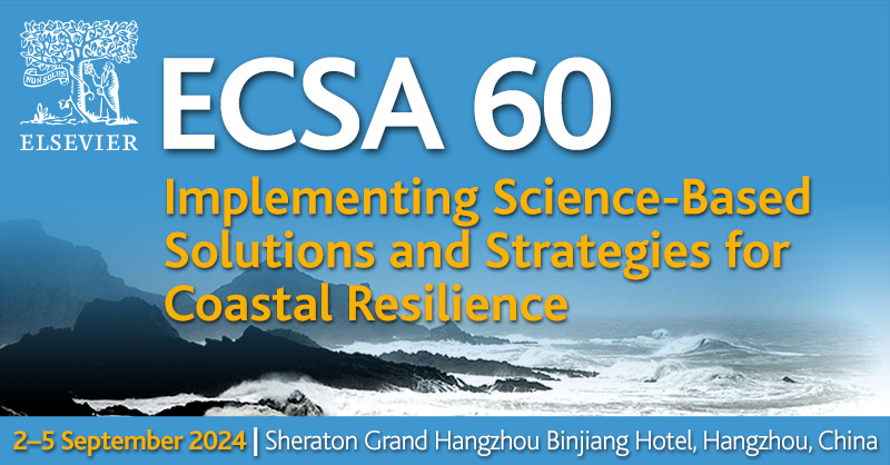 Yining Chen from #Second Institute of Oceanography, China has joined #ECSA60 as a keynote speaker, talk title 'High sedimentation coastal wetlands: the power of natural and anthropogenic influences' Last 2 days to submit an abstract spkl.io/6013425kd