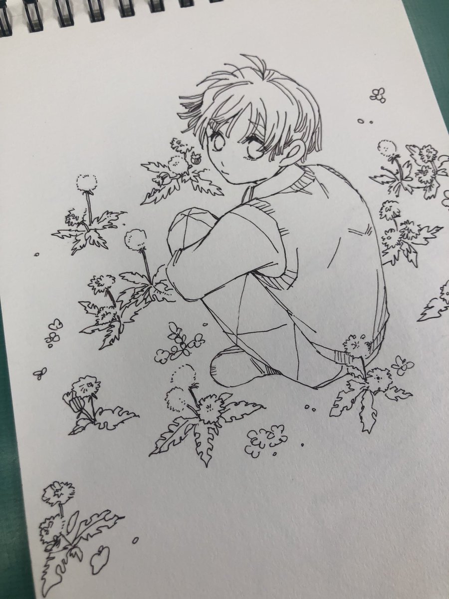 紛失したと思ってたスケブ会社にあった😇
たんぽぽの季節終わっちゃうよーー
そのうち塗る 