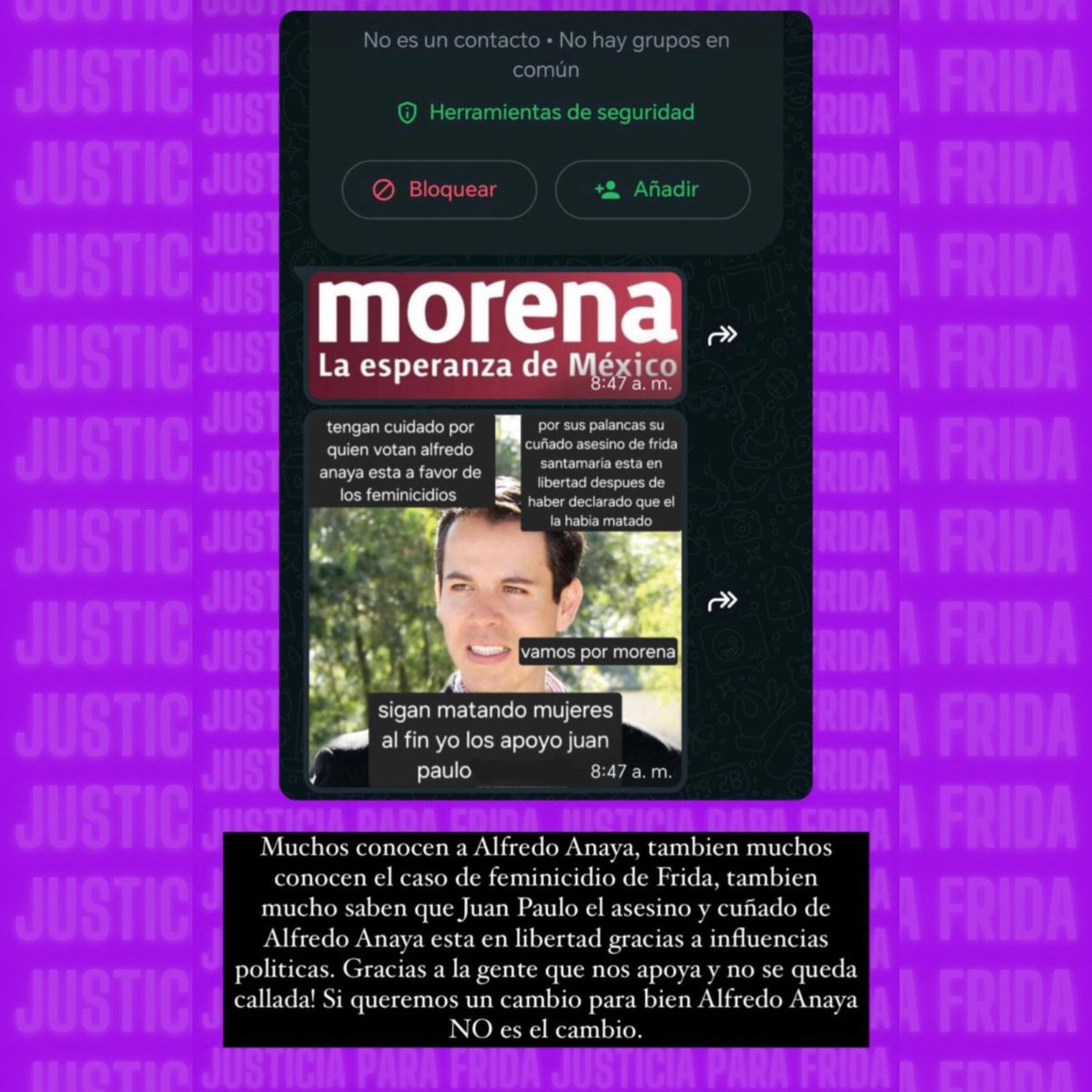 📣DISTRITO 4 DE MICHOACÁN Esta es la cara de un político que ha sido señalado por presunta CORRUPCIÓN en el caso de feminicidio de Frida Santamaría García. Alfredo Anaya Orozco, cuñado de Juan Paulo 'N', quien con sus influencias políticas logró que Juan Paulo quedara libre.