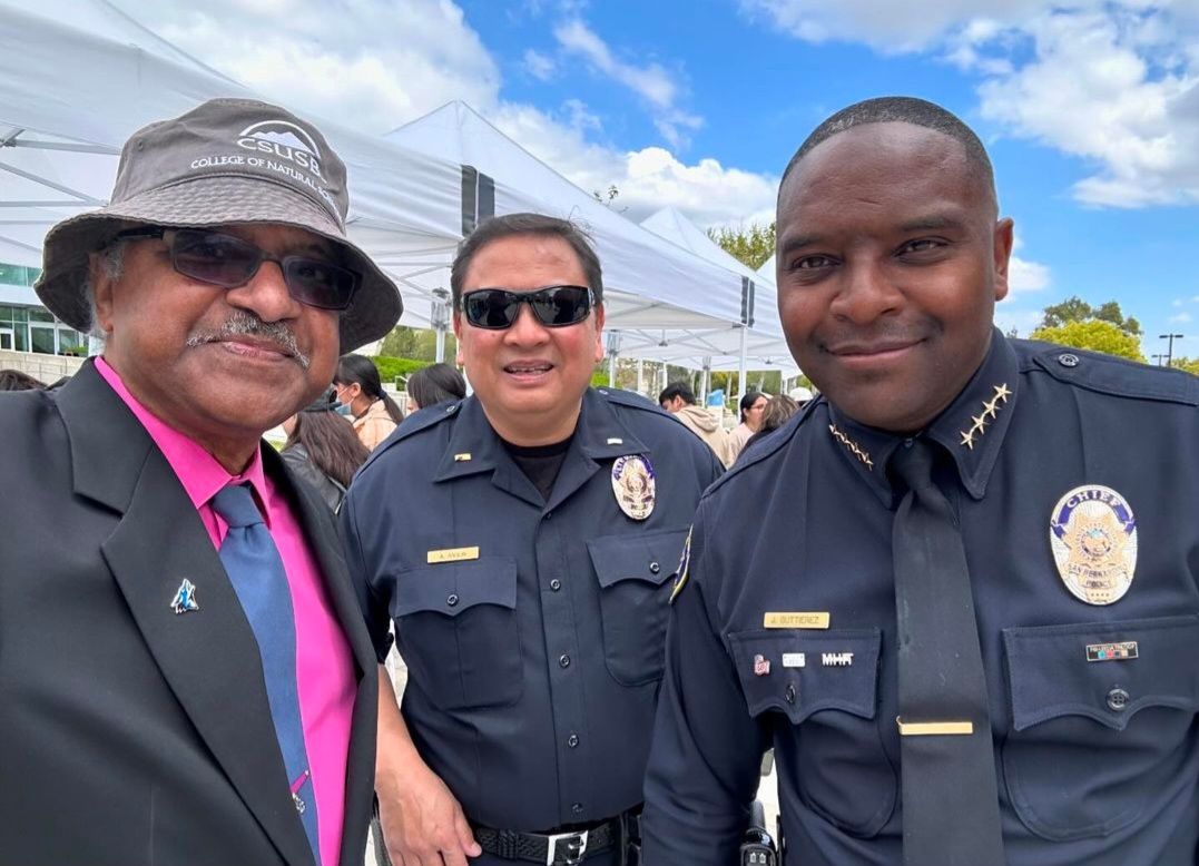 #ChooseCSUSBDay: Lieutenant Anolin and I caught up with my friend and colleague Dean Sastry. Sastry is passionate about his work educating students to prepare them for future opportunities. #DareToDream