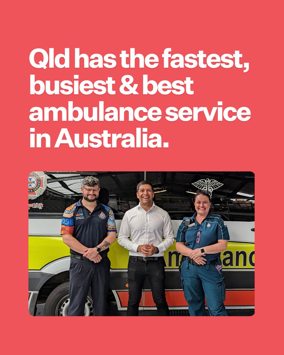 Fast and FREE – with ambos that make ours the best ambulance service in Australia 🚑 And it will ALWAYS be free under a Labor Government 🆓