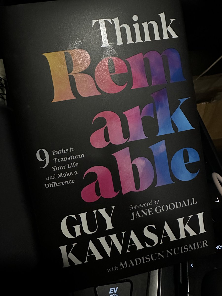Celebrating #WorldBookDay with Guy Kawasaki! 📚 His latest book “Think Remarkable”, features a foreword by Jane Goodall and teaches resilience through growth, grit, & grace in tough times. Catch Guy on #Disruptv Ep. 360 ➡️ youtube.com/live/UKqx9IFR0…

Hope to host Guy on my podcast,…