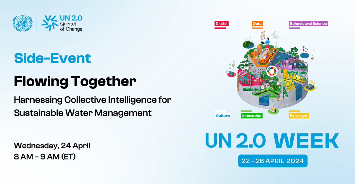 ￼📢 @UNDPAccLabs in Kenya will be hosting a side event at UN 2.0 Week!

Join us for a dynamic event showcasing our Collective Intelligence project in Tana River County. #WaterforPeace #ClimateAction

🗓️: April 24, 2024
🕒￼:  3-4 PM EAT
￼RSVP on: rb.gy/c8zzee