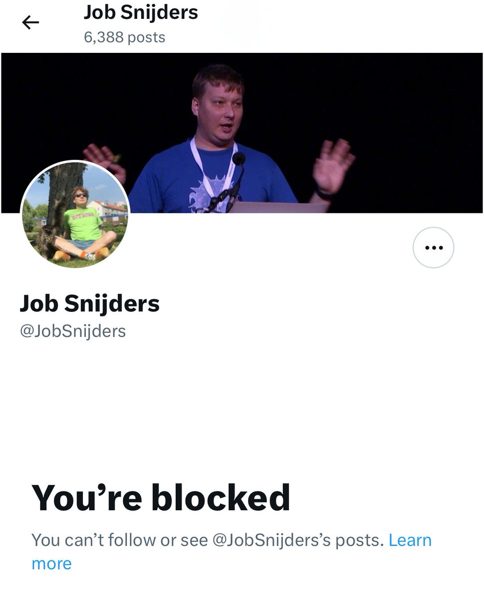Oh no, I’ve been blocked by a @PeeringDB board member (@JobSnijders) who clearly doesn’t like being called-out on something as simple as “hey, you should tweet once in a while about the upcoming elections”. Clearly I won’t be voting for him in the present board election cycle!