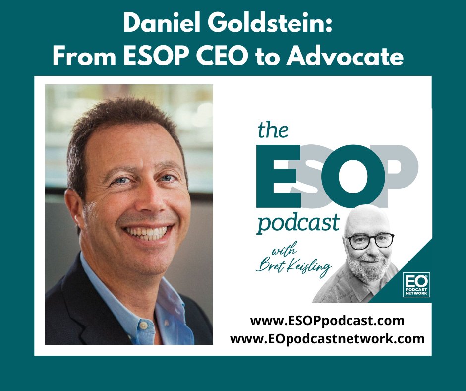 The #EsOp Podcast Ep. 278: Daniel Goldstein - From ESOP CEO to Advocate

🎧 theesoppodcast.com/post/278-danie…

@EO_Bret is joined by Daniel Goldstein, one of the leading voices in ESOPs and #employeeownership today, who shares his insights on the transformative impact of ESOPs, fostering…