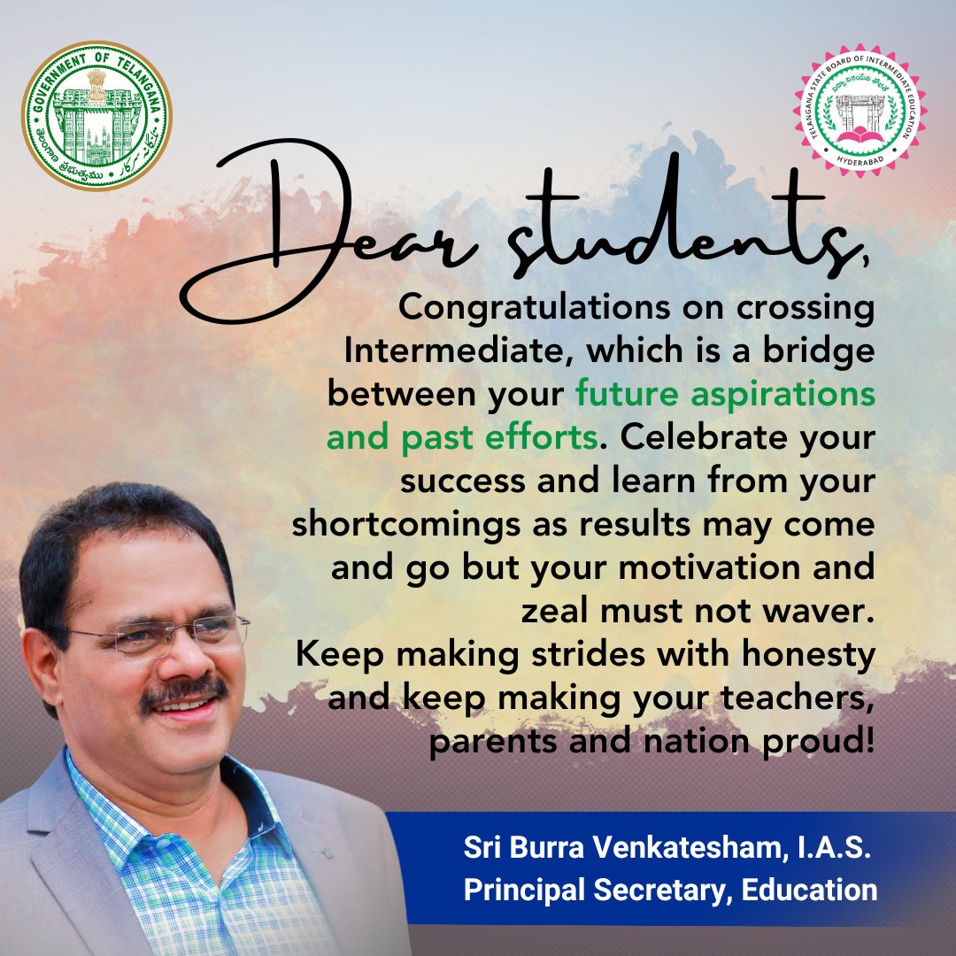 Burra Venkatesham tweet media