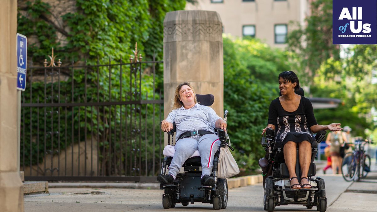 AAHD1's tweet photo. Mobility disabilities affect 1 in 7 adults. They are the most common type of disability. But the disability experience is different for everyone. This #MobilityAwareness Month, help make health research more inclusive: https://t.co/gnsUNq3yAS #AllofUsInclusion #JoinAllofUs https://t.co/5CxplM5Snw
