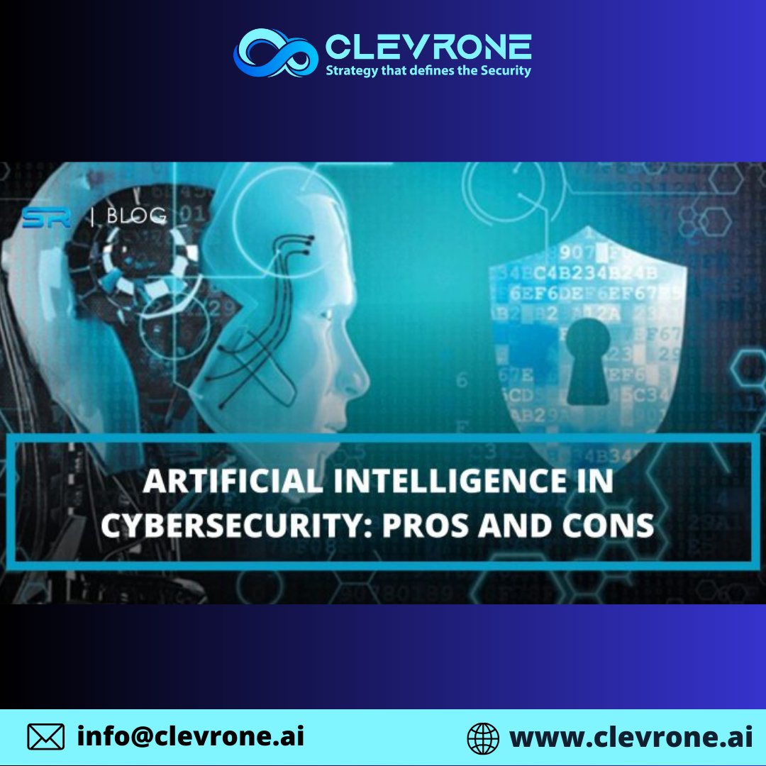 🔒 Interested in the intersection of AI and cybersecurity?

Latest blog post: 'AI in Cyber Security: Pros and Cons.'

Visit: blog.clevrone.ai/ai-in-cyber-se…

#AI #CyberSecurity #TechBlog #pros #cons #Cybersecuritytips #Cybercrime #risk #ArtificialIntelligence #Clevrone #USA #India
