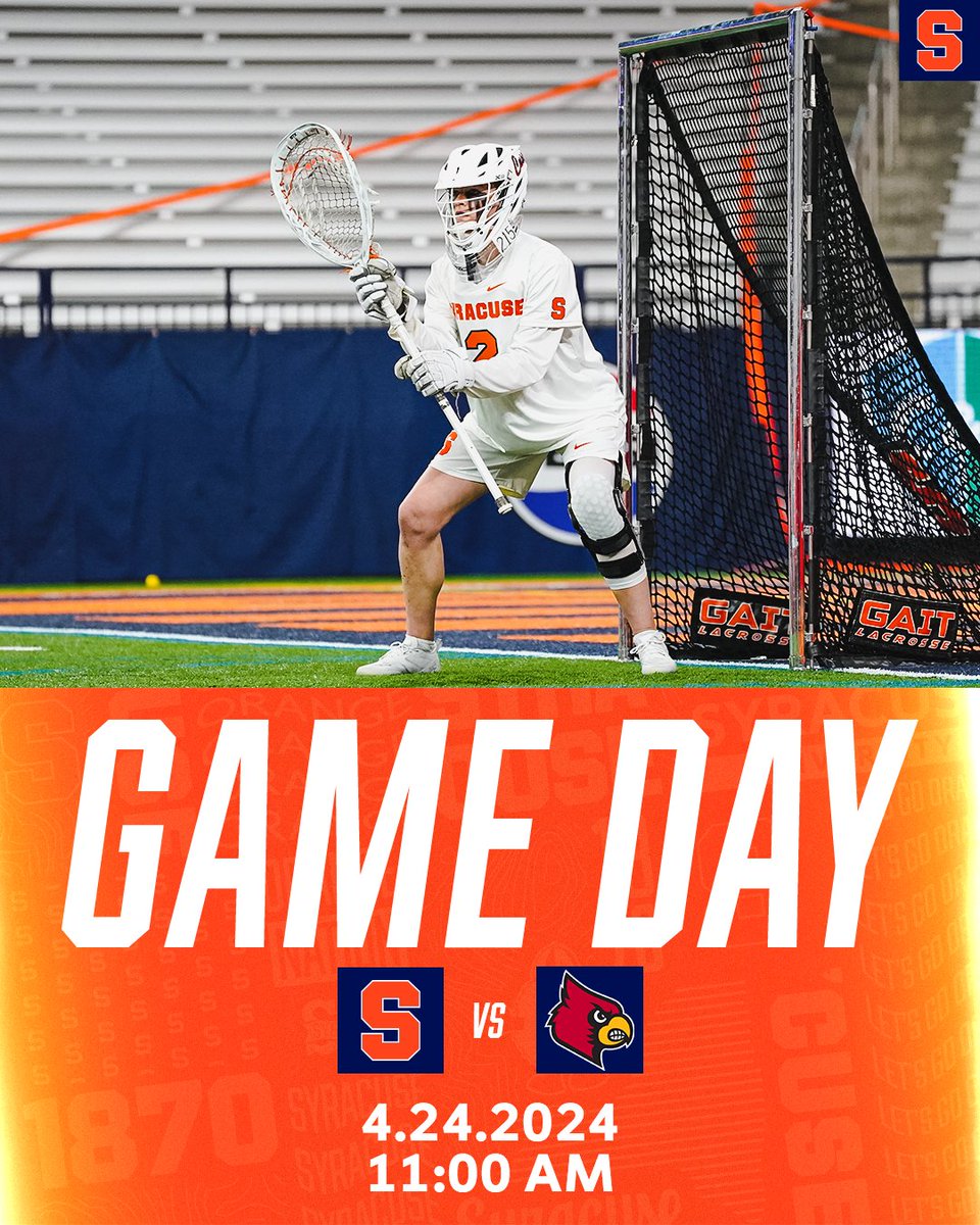 It's ACC Tournament GAME DAY‼️ #1 seed Syracuse vs. #9 seed Louisville 📍 Charlotte, N.C. 🕚 11 a.m. 📺 ACC Network 💻 tinyurl.com/4fthw6zk 📻 WJPZ 89.1FM 📊 Live Stats tinyurl.com/53ufnunc