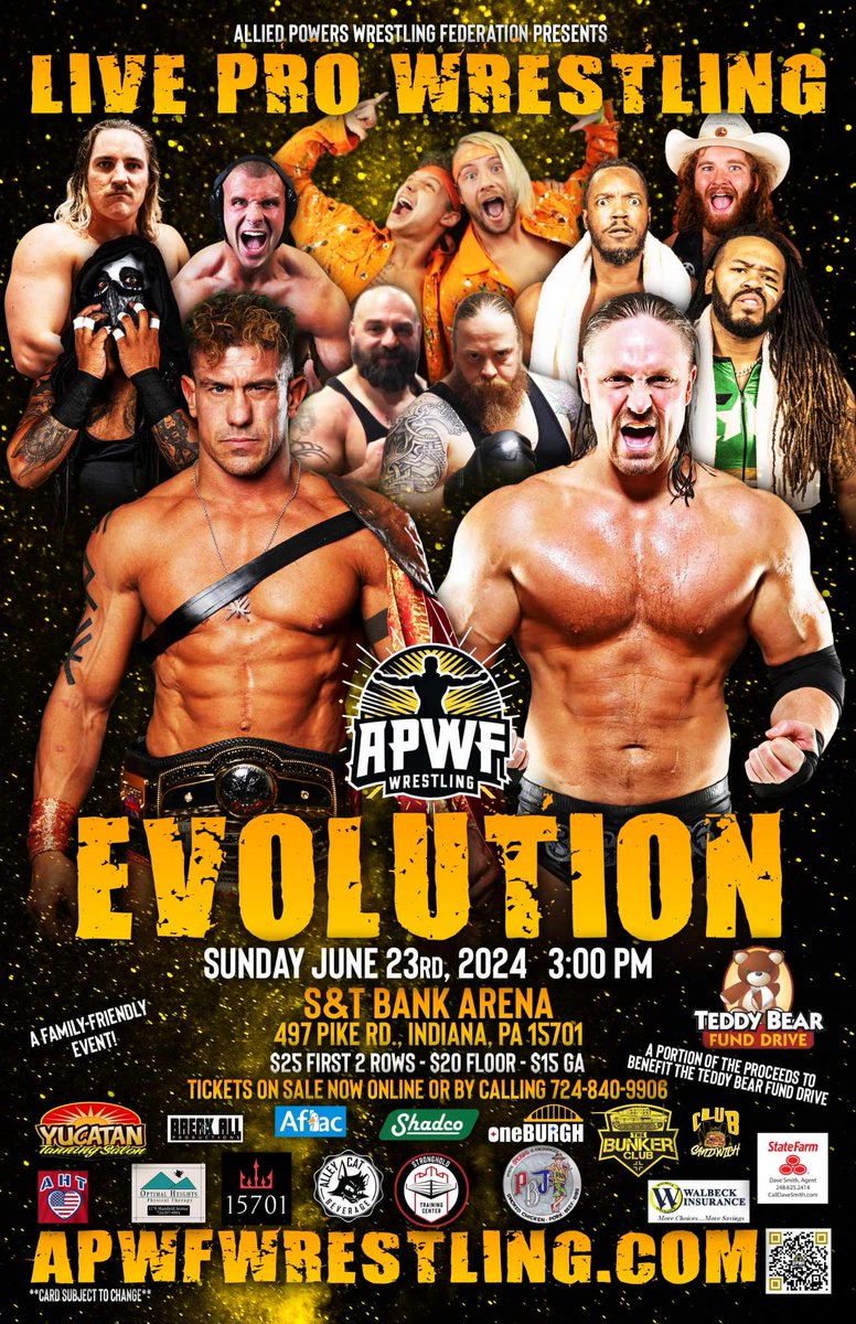 First show in over a decade 
Get your tickets 
#prowrestling #indywrestling #BIGTIME #NWA #indianapa #apwf 
#wrestling #ExcitingTimes #Evolution #matches 
#Passion