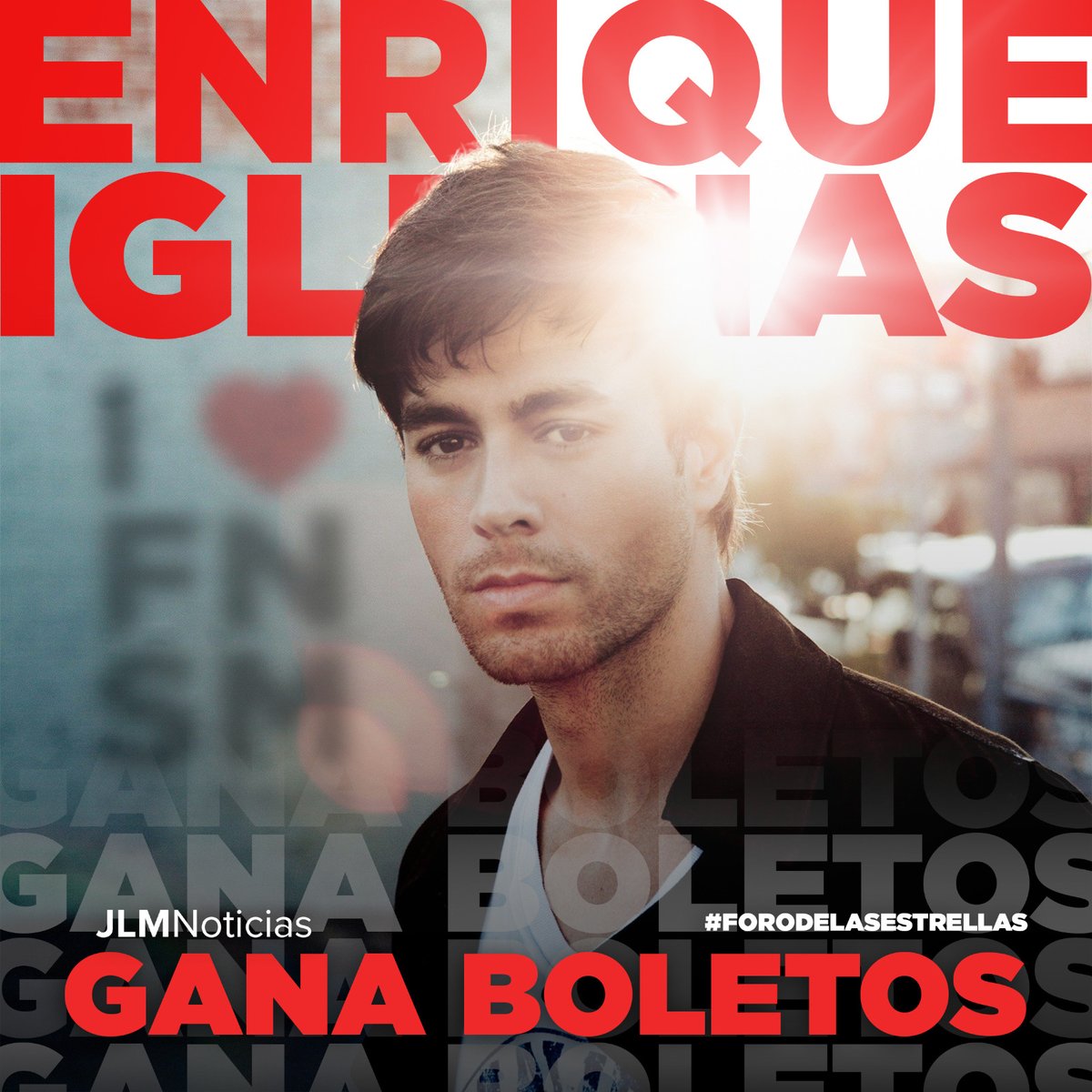 ¿Listo para vivir una experiencia única en el concierto de @enriqueiglesias  en el #ForoDeLasEstrellas el 26 de abril?
 ¡Aquí está tu oportunidad de obtener un acceso exclusivo!

Solo necesitas: 
1️⃣ Seguir a @JLMNoticias 
2️⃣Dale❤️a esta publicación 
3️⃣ Retwittear nuestra imagen…