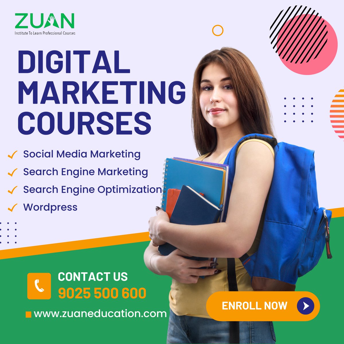 Gain In-Demand Digital Marketing Skills—Start Your Journey Today!
Contact now: 9025500600
#DigitalMarketing 
#OnlineMarketing
#MarketingStrategy
#DigitalMarketingTips
#socialmediamarketingtips
#learndigitalmarketing
#skilldevelopment
#digitalmarketingcourse
#learnwithzuan