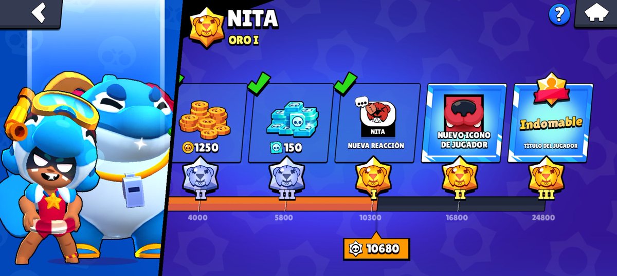 NikaPicas81204's tweet photo. POR FIN!
Llegue a rango 25 con Nita.
Ahora mi próximo objetivo, Su maestría!
Será la segunda que consiga y vos, ¿Cuantas Maestrías tenes ?
#BrawlStars #brawlstarsfanart #Nitq #maestría https://t.co/X2oVDzSYxR