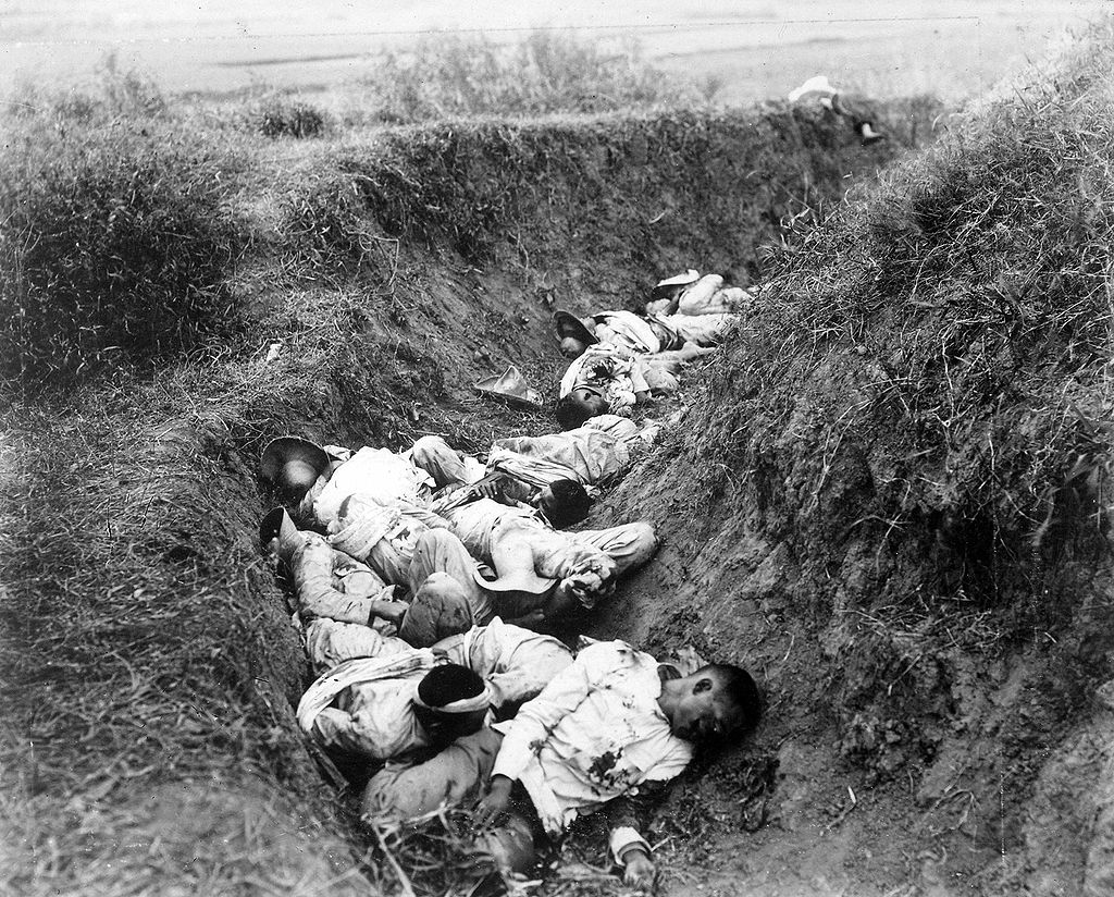 Americans killed 200,000+ Filipinos for refusing colonial subjugation. back then the US still had no weapons to vaporize people like those used on Palestinians, so these bodies in mass graves were intact. Filipino supporters of Israel, may you get your cursed dream of whiteness