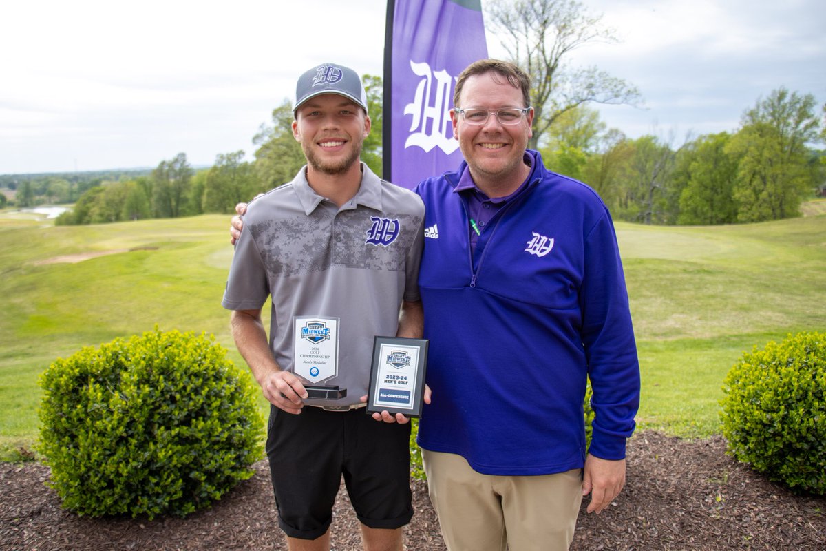 With 54-hole total of 209 (-7), Kentucky Wesleyan’s Tyler Nickol is the 2024 G-MAC Men’s Golf Individual Medalist 🥇