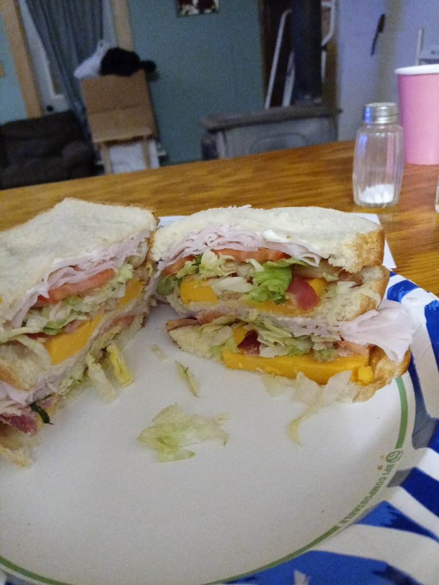 Turkey club Dagwood style