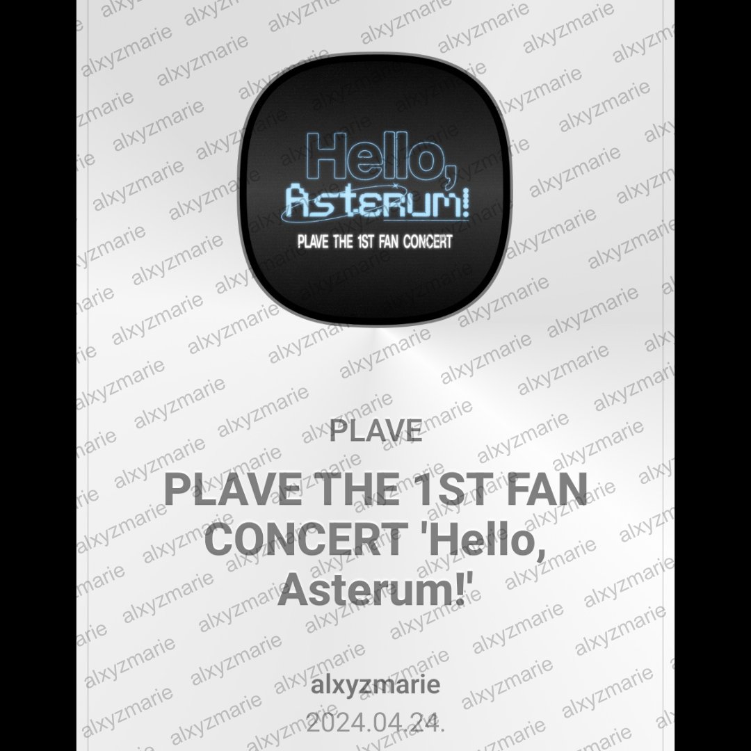 PLAVE The 1st Fan Concert Weverse Badge 💙💜💗❤️🖤

#PLLI0829Alxyz