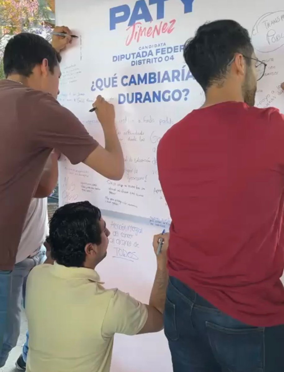 Una candidata que escucha y atiende a la juventud @PatyJimenezD , nuestra próxima Diputada Federal del Distrito 04, vamos con todo y a ganar este 02 de junio 🙋🏻‍♀️✨

#VotaPRI #SomosRed