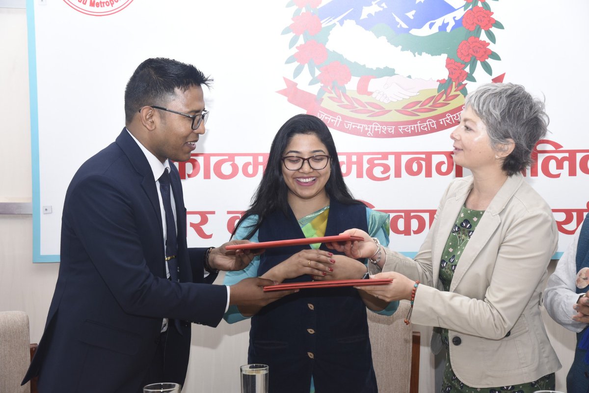 We're thrilled to announce our partnership news. #KTMMunicipality will host the next edition of the @Women Of the World Festival in KTM. 'This marks the beginning of a commitment to collaborate towards our shared goal of #GenderEmpowerment & #GenderEquality.' @SunitaDangol_