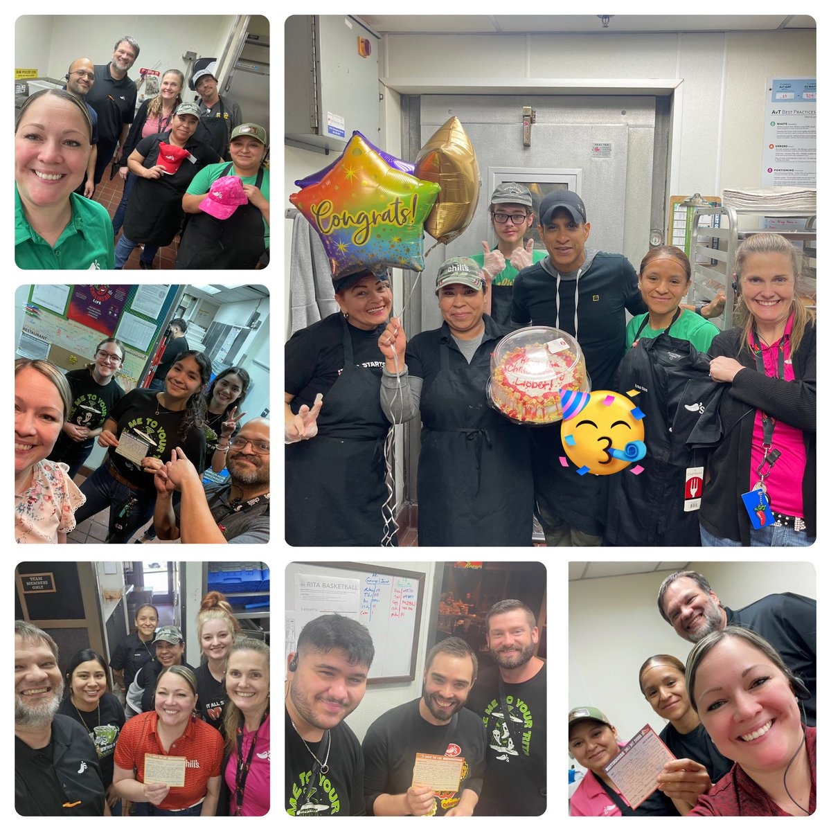 #Latepost For the last 6 weeks I have had the privilege to help support #ChilisCleburne! #Eclipse2024 was magical 🌝🌗🌑! We’ve shared ATL parties, bdays, anniversaries, focused recognition around big swings, alignment on positive principled accountability, & fun! #ChilisLove