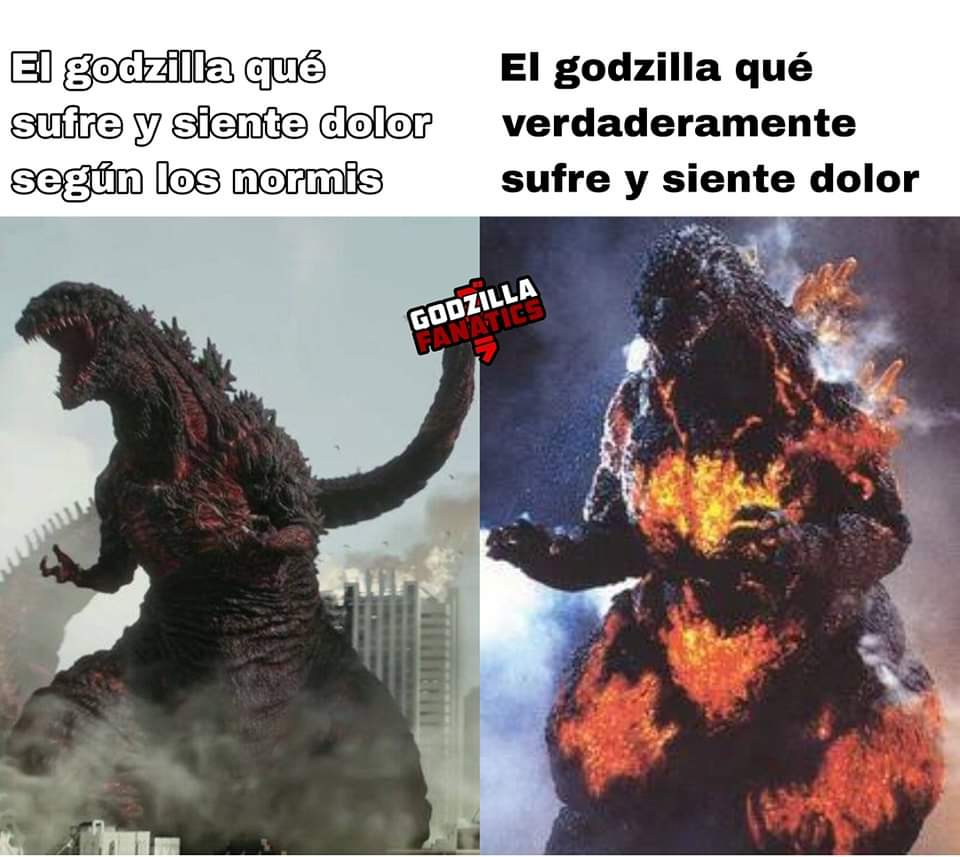 Godzilla en su modo Burning era su etapa final de vida, tenía tanta radiación que su cuerpo ardia y hasta le salían vapores