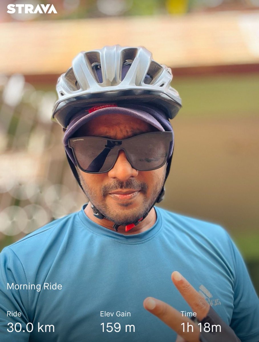 Tour pe nikalna hai. Par usse pehle.. peddled 30K on Wednesday😊

DAY:-989*🚴‍♂️

#RojanaEkGhanta☀️