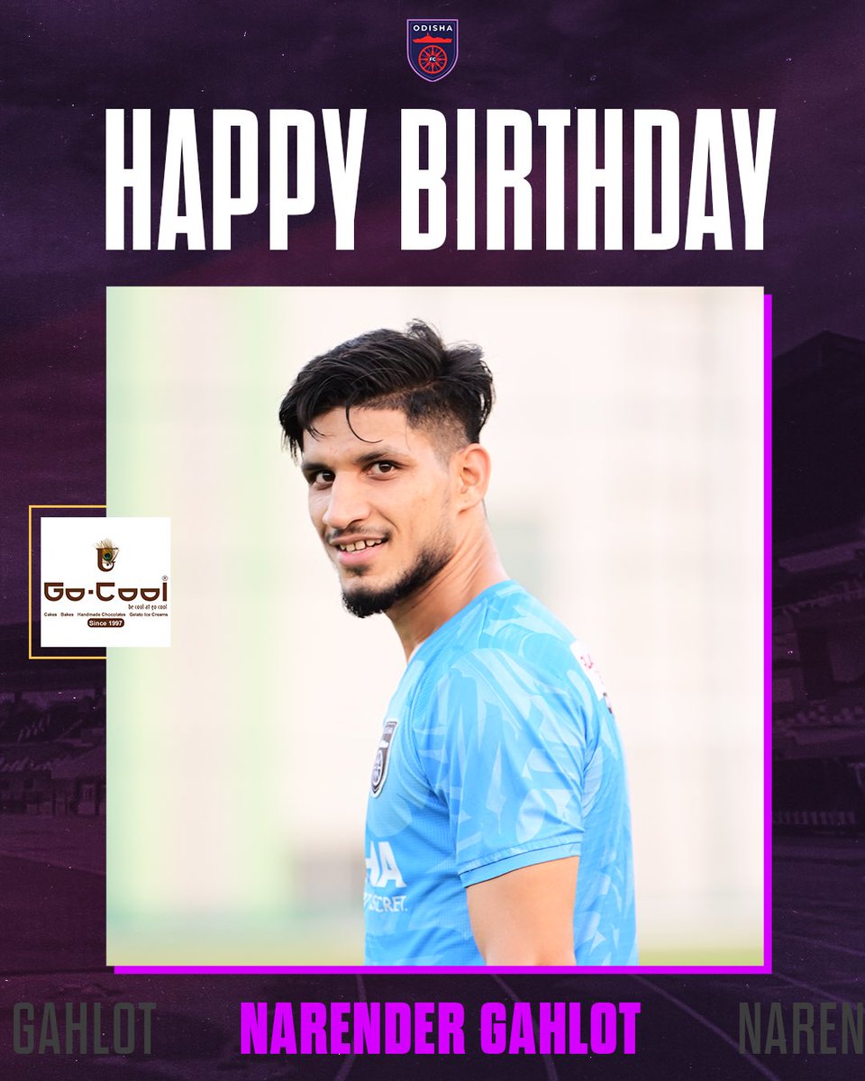 Have a fantastic day ahead, @NarenderGahlot! 🥳🎂

#OdishaFC #AmaTeamAmaGame #KalingaWarriors