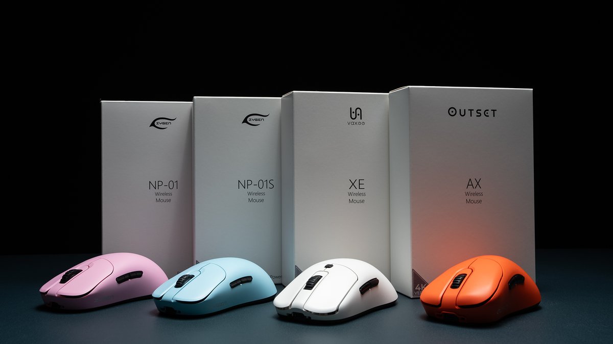 vaxee_Japan's tweet photo. ワイヤレスマウス - 再入荷と予約注文のお知らせ

各モデルには6色のオプションがあります。しかし、モデルによっては欠品が頻繁に発生しています。お客様を長くお待たせしないよう、品質チェックを終えて台北から出荷した後、在庫切れのモデルの予約注文を開始することにしました。これにより、ご興味のあるお客様はできるだけ早くご注文いただけます。
予約開始日付 2024年4月25日

時刻：18:00

発送時間 2024年4月23日～24日に台北から各地に発送されたご注文は、2024年4月25日に到着する予定です。

予約受付中の製品は以下の通りです：
NP-01S Wireless

NP-01S W Wireless

NP-01S Y Wireless

AX Wireless

AX W Wireless
