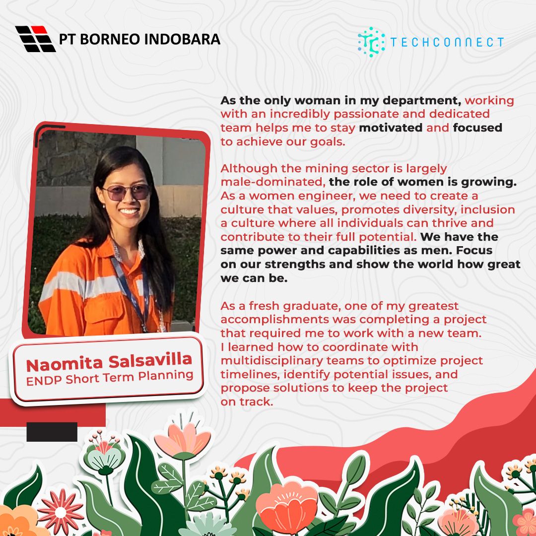 Our 3 women engineers as representatives of Kartini version nowadays share stories about their pride in being women engineers and also their support for all the great women in Indonesia

#TechConnect #BorneoIndobara #BIB #WomenEmpowerWomen #KartiniNowadays