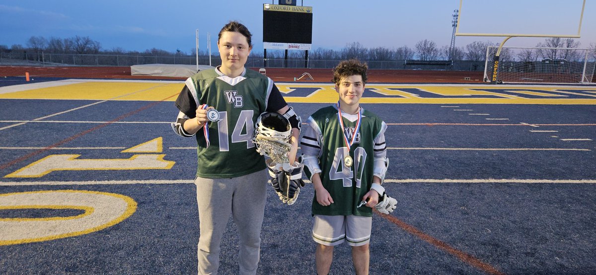 Never Give Up Awards to Eli Lake and Corey Chudler.
Thanks to Oxford for hosting us.  Good luck with the rest of your season.