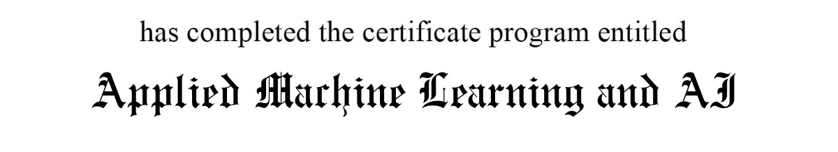 I DID IT! 🥹
I successfully completed my Certificate on Applied Machine Learning and AI 💃🏼

Twas a long 4 months but we did it!✨