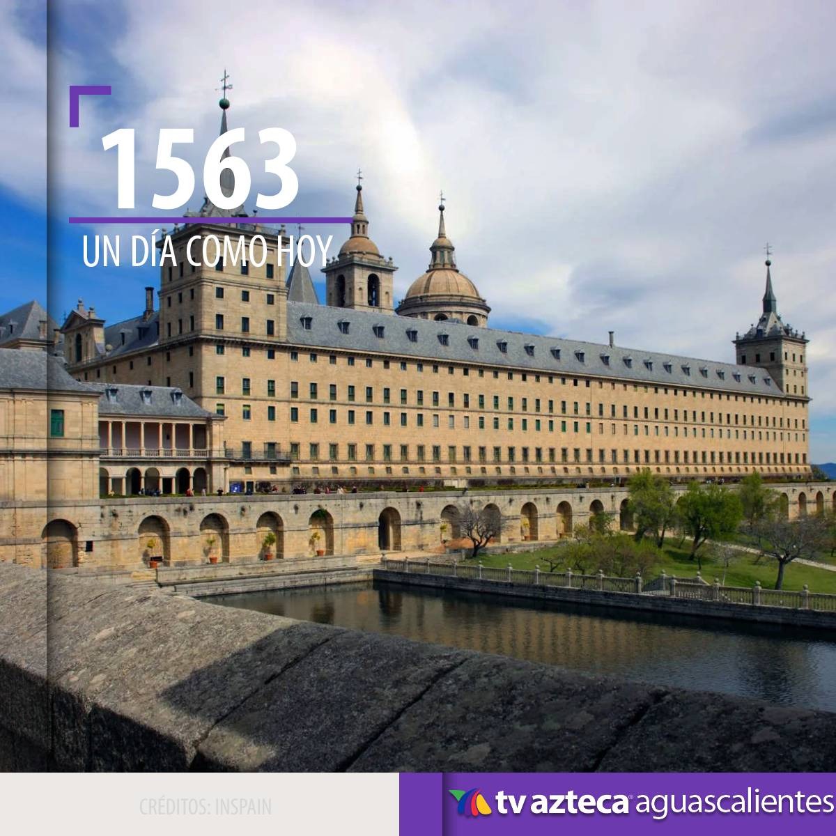 En 1563 se inician las obras del Monasterio de El Escorial en España 🏰🛠️ #ElEscorial #Arquitectura #PatrimonioCultural #HistoriaEspañola