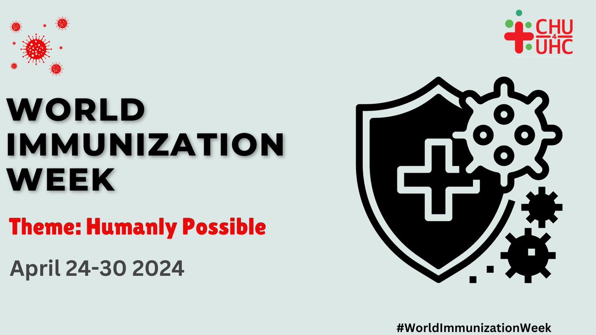 It's #ImmunizationWeek ! This week reminds us of the critical role vaccines play in safeguarding the health and future of our nation. #WorldImmunizationWeek #HumanlyPossible