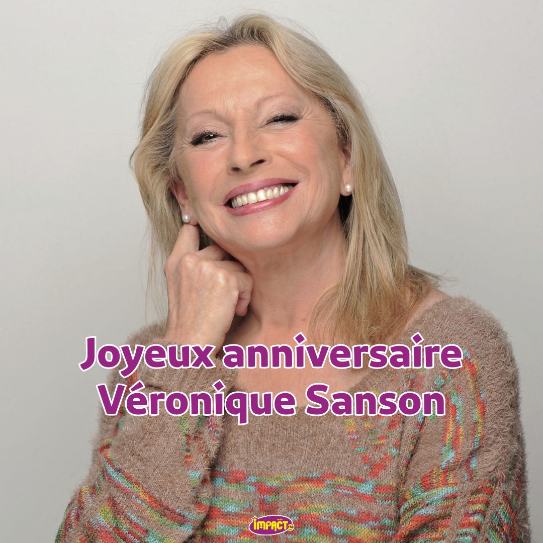 impactfm_radio's tweet photo. Joyeux anniversaire à @SansonOfficiel, 75 ans aujourd'hui 🎉
#ImpactFM #veroniquesanson #joyeuxanniversaire #anniversaire #vosplusbeauxsouvenirs https://t.co/2GpZX6tx64