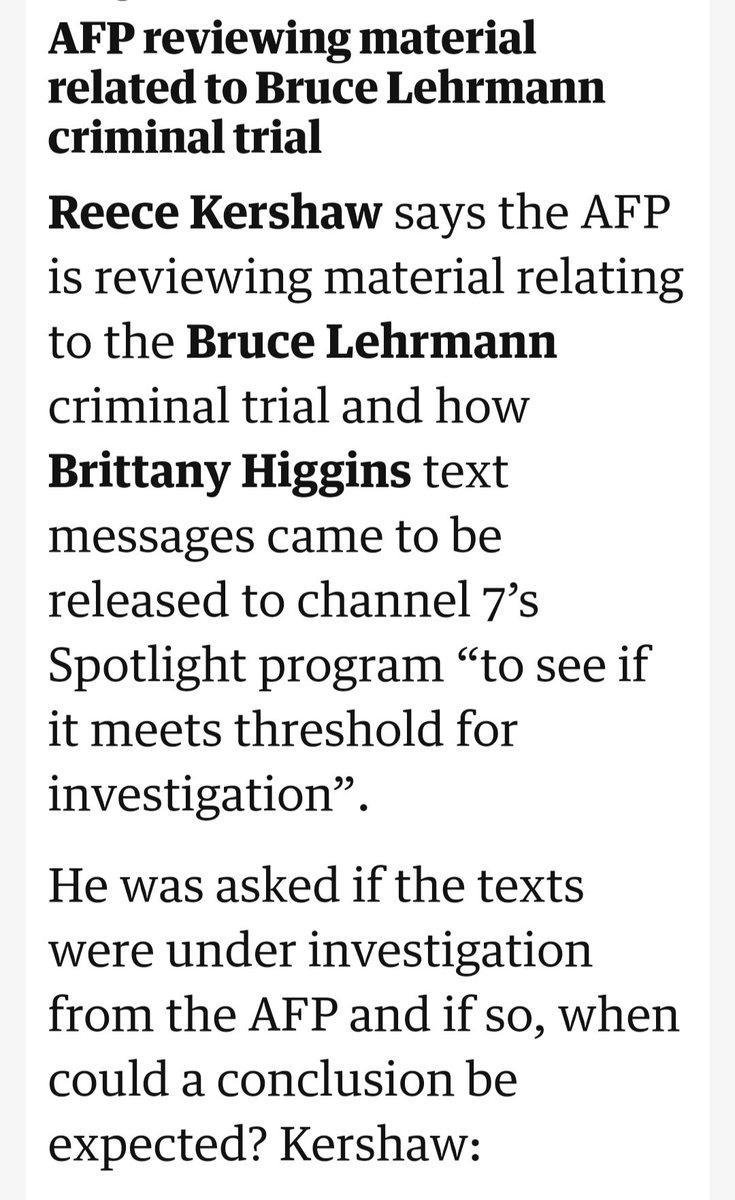 Australian Feddral Police reviewing material relating to Bruce Lehermans criminal trial .