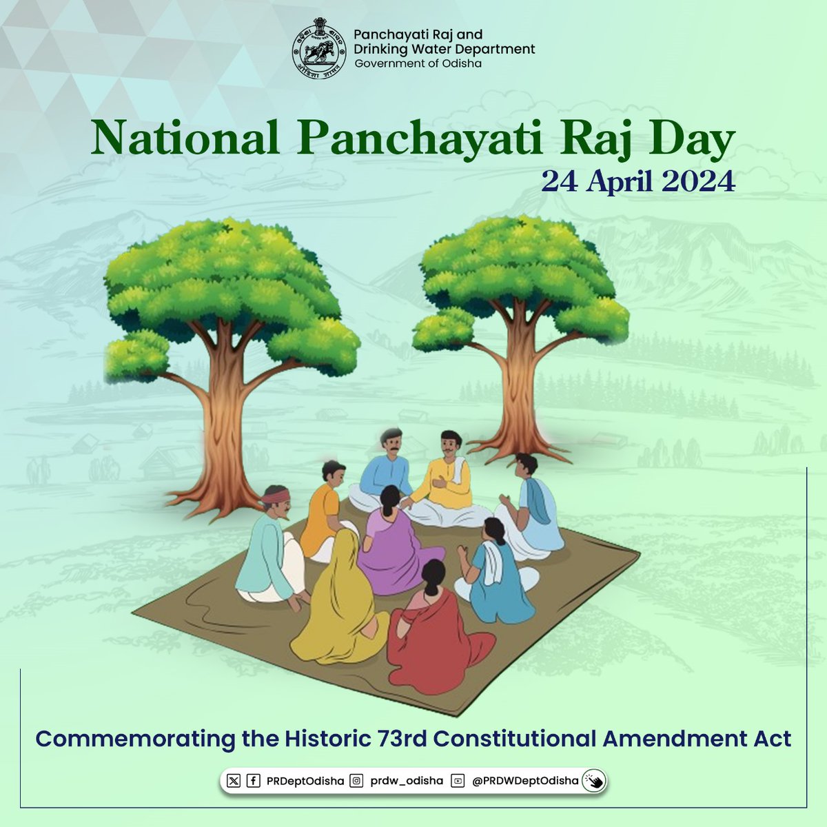 Empowered Panchayats, Prosperous Nation!
Empowering grassroots governance is the cornerstone of strong democracy! On #NationalPanchayatiRajDay,let's recognise the pivotal role played by #PanchayatiRajInstitutions in driving socio-economic progress & building stronger communities.