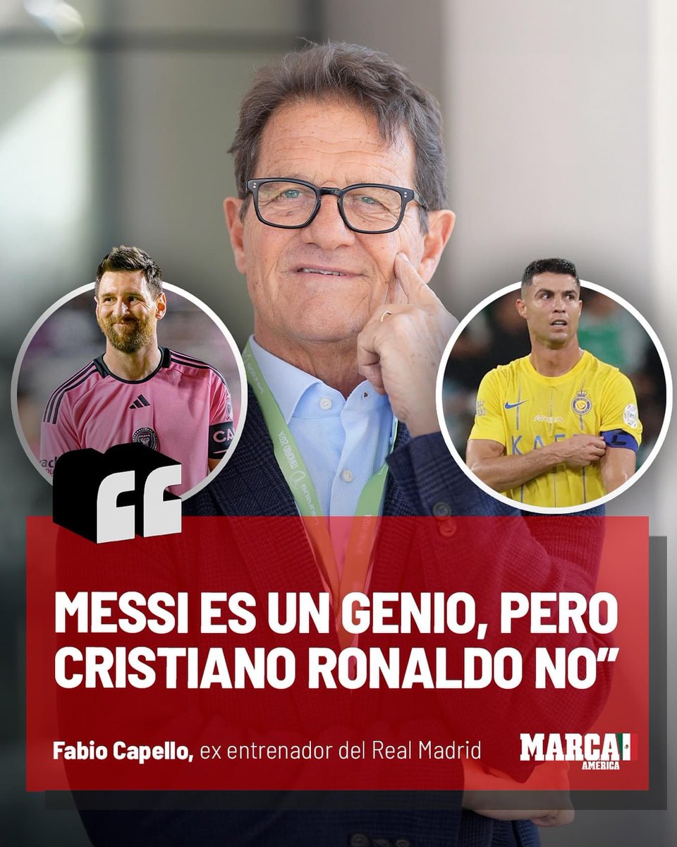 🤯 Parece que Fabio Capello tiene clara una diferencia entre Messi y Cristiano Ronaldo‼️

👀 Opiniones…

#messi #cristiano #cr7 #futbol #noticiasenespañol #marca #marcaamerica #marcamexico