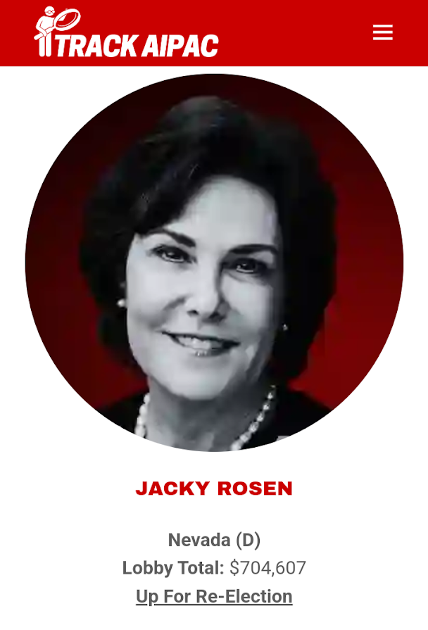 NorseRenegade's tweet photo. look #Nevada your two #AIPACWhores are doing what they do, representing #ApartheidIsrael and continuing the #GazaHolocaust #GenocideJacky #GenocideCathy @SenJackyRosen @CortezMasto https://t.co/FabzfQ1c4i