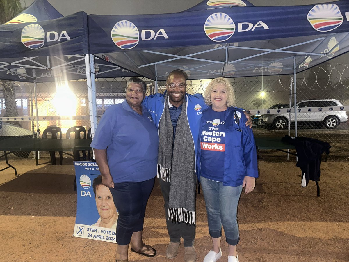 We ready for a @Our_DA and community win here at the Byelections in Malmesbury! 🕺🏾💃🏻

Please encourage everyone to come out and #VoteDA