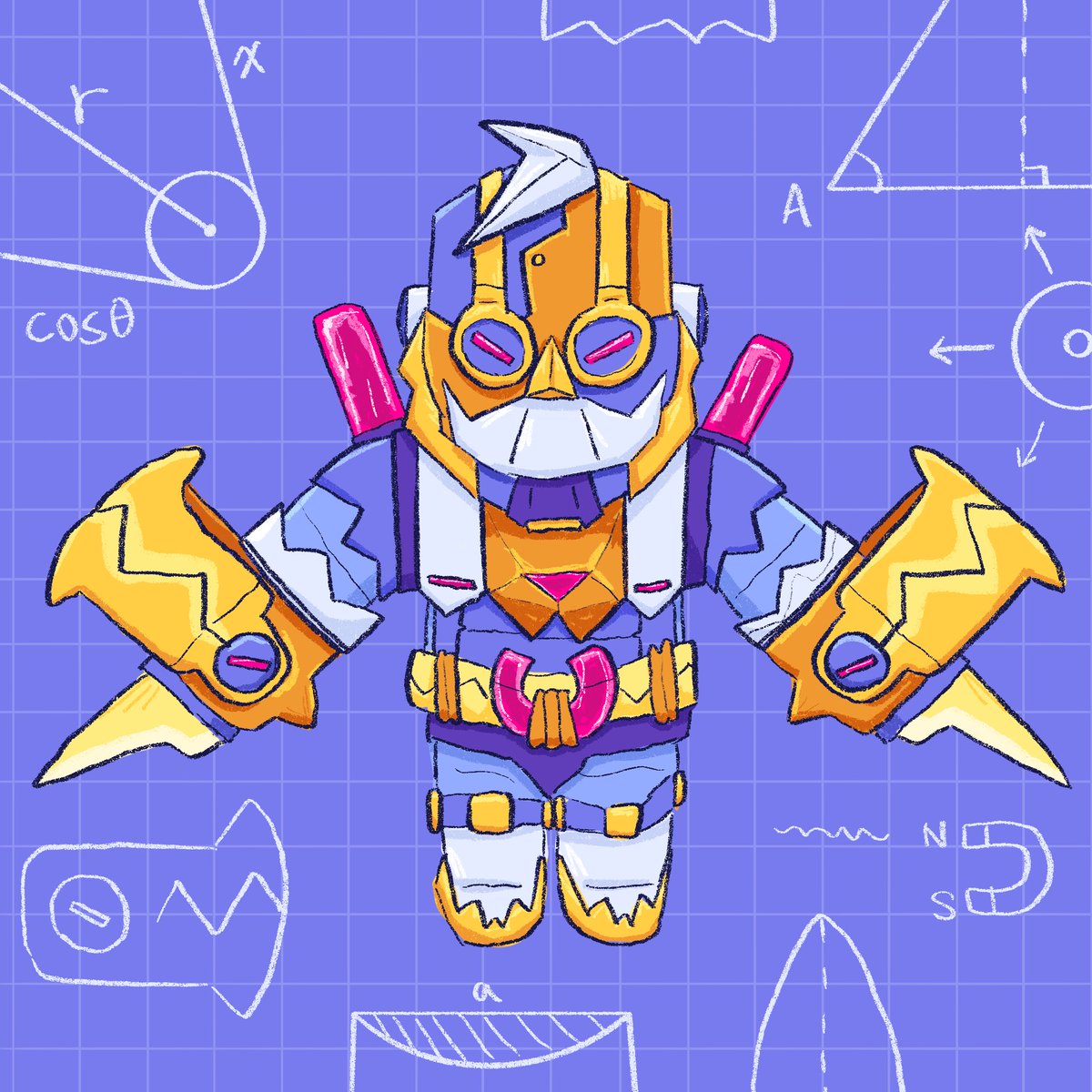 🤖⚡️Mecha Sam⚡️🤖 @BrawlStars #BrawlStars #BrawlStarsArt