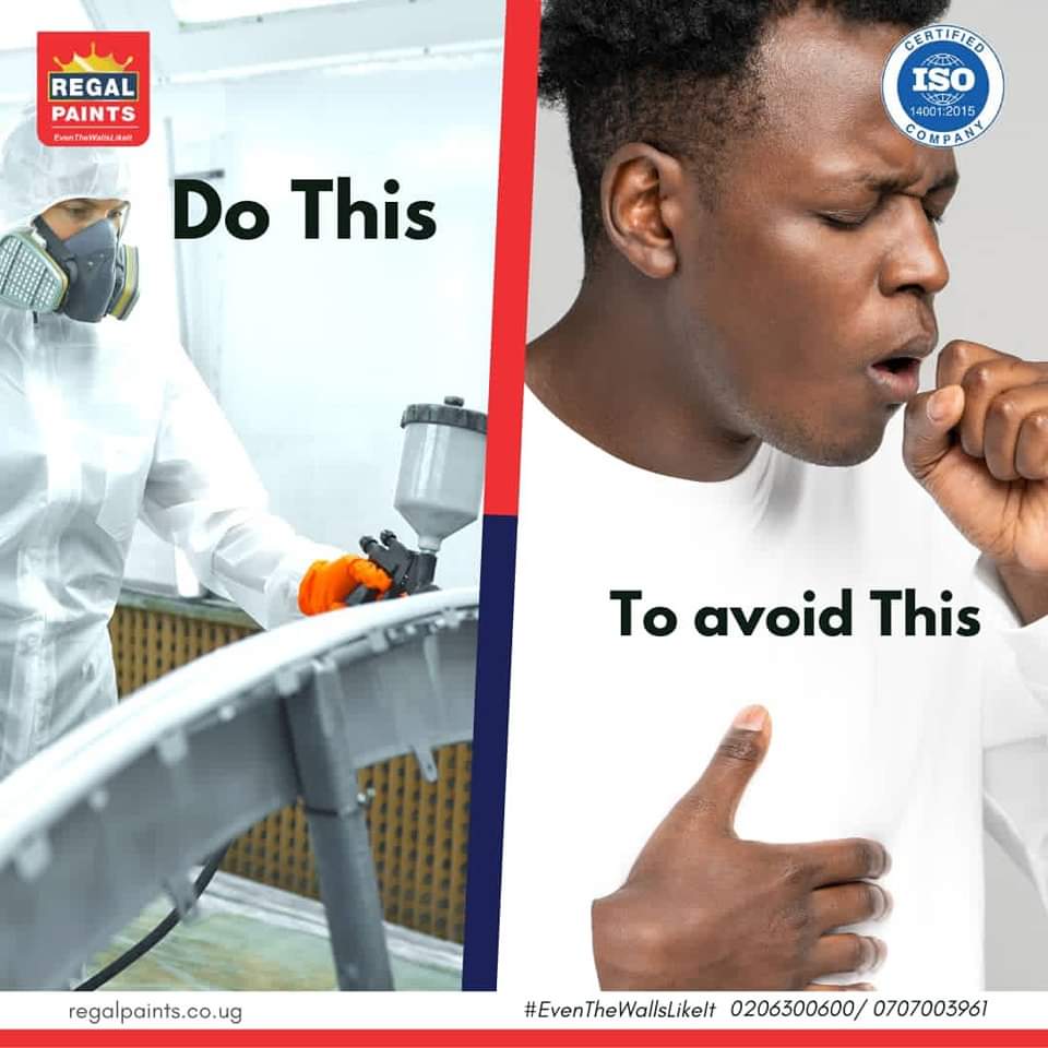 As we continue through our health and safety week, we remind all #painters to guard their lives jealously by always using protective gear😷 while working.

#RegalPaints #HealthyStaff #RegalCares #SafetyFirst #HealthyWorkplaces #EvenTheWallsLikeIt