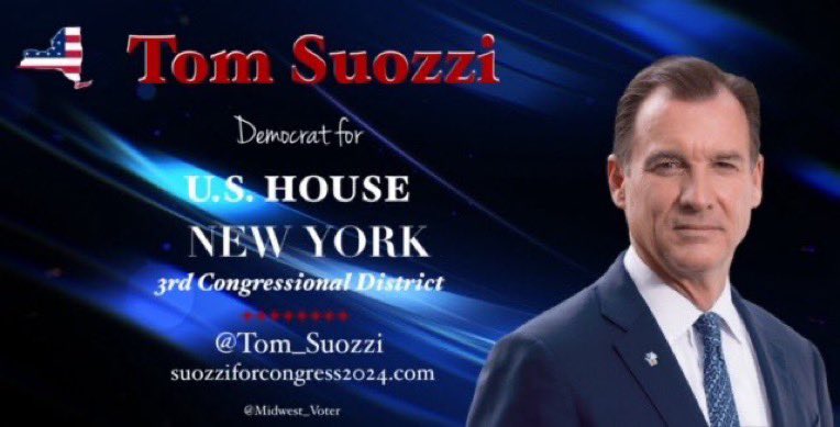 @KatrinaforND #DemVoice1 #ResistanceBlue #wtpBLUE #DemsAct #DemsUnited #NY03 Thanks for your wise decision @Tom_Suozzi is back in Congress & just voted for aid to Ukraine. What an upgrade we are seeing! Let’s keep it that way. 🙏Vote again for Tom in Nov. He deserves it. You know it.