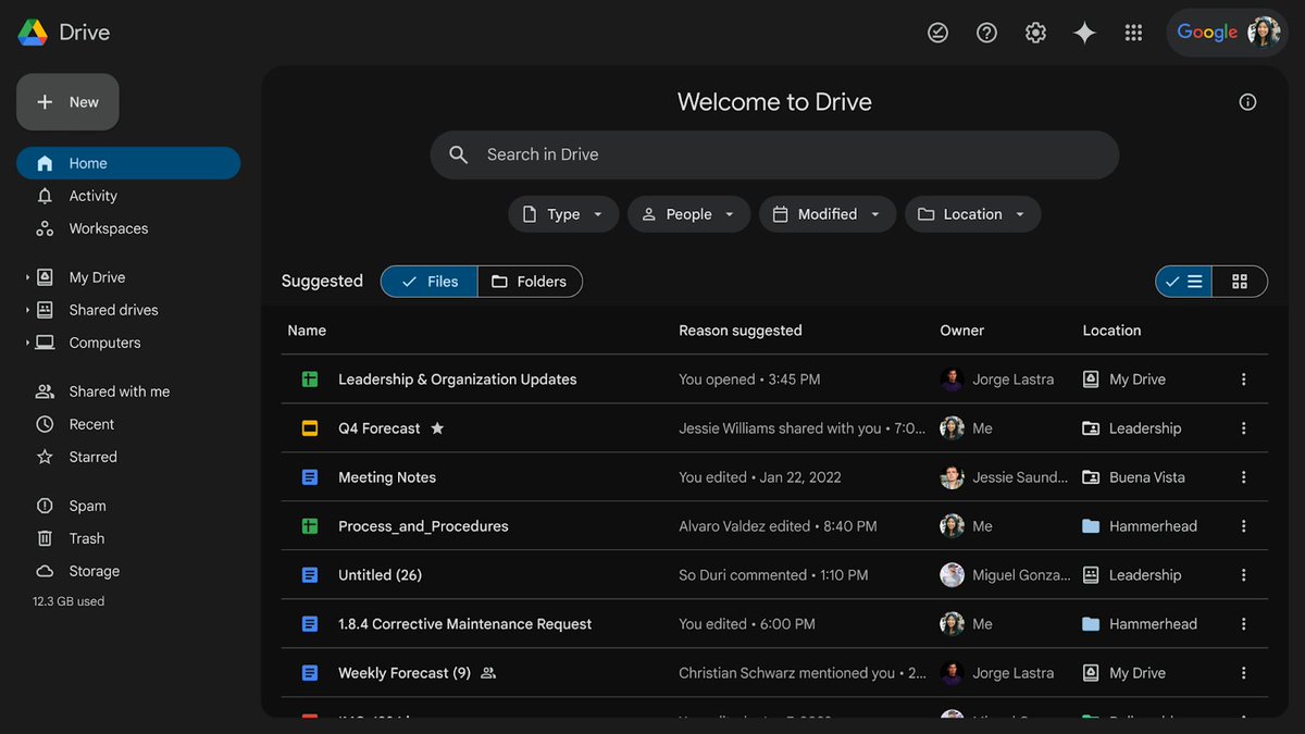 You asked and we delivered: Dark mode is available in #GoogleDrive → goo.gle/3UsTODd