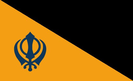 Nishan Sahib comes first Every other flag is secondary for Sikhs