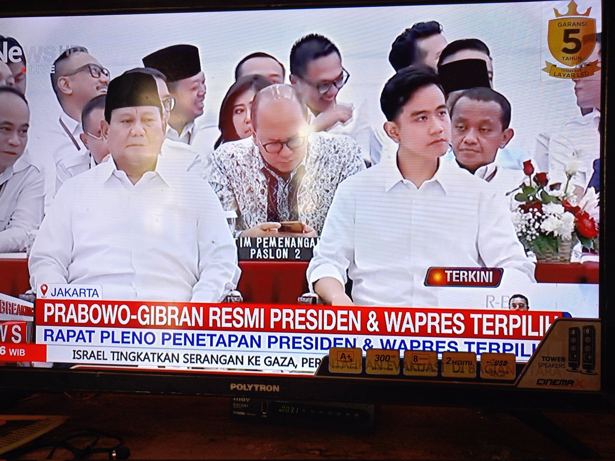 mang_ib's tweet photo. 24.04.2024 Prabowo Gibran Resmi Presiden dan Wakil Presiden Terpilih https://t.co/CzJpXgjwIw