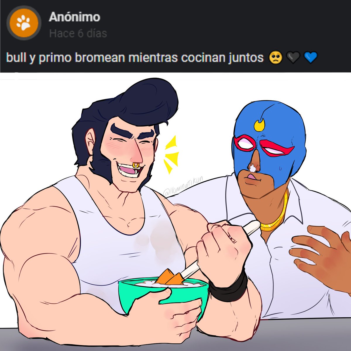 IluminatiKun's tweet photo. volvemos con los HeadCannons #brawlstars del CC

para los fans de #BrawlStarsBull #BrawlStarsElPrimo y #Bullprimo 💙🖤 https://t.co/zBTRcobYqT
