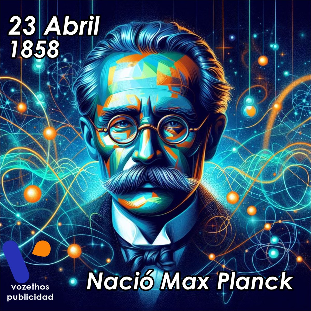 23 de abril de 1858 nació Max Planck físico fundador de la teoría cuántica y galardonado con el premio Nobel de física en 1918 #maxplanck #cuantica #físicacuántica #cuantico @vozethos