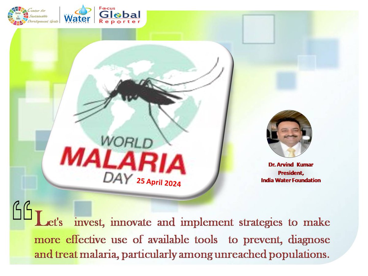 drarvindkumar1's tweet photo. #WorldMalariaDay2024 #WMD2024 #ZeroMalaria #HarKaamDeshKeNaam #EndMalaria #DrawTheLineAgainstMalaria
 #InvestinMalariaControl @PMOIndia @narendramodi @MalariaNoMore @worldmalariaday @NITIAayog @OfficeOf_MM @MoHFW_INDIA @moayush @WHO @DrTedros @AyushmanNHA @aiims_newdelhi @SwachhBharatGov @swachhbharat @official_dda @nagarnigamknp @nagarnigamvns @DdnNagarnigam @tweetndmc @UNICEF @UNESCO @USAID