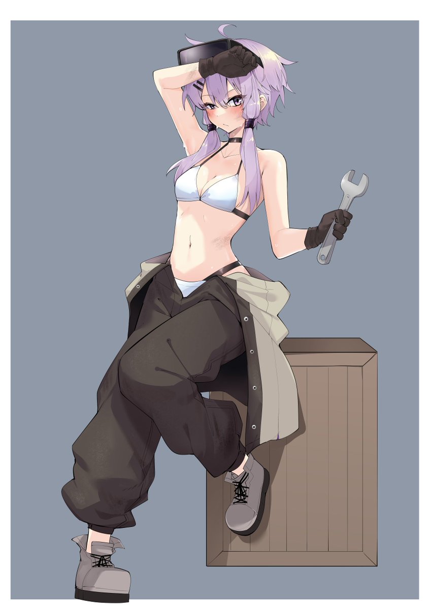 結月ゆかり 「メカニックゆかり 」|ズウアニメのイラスト
