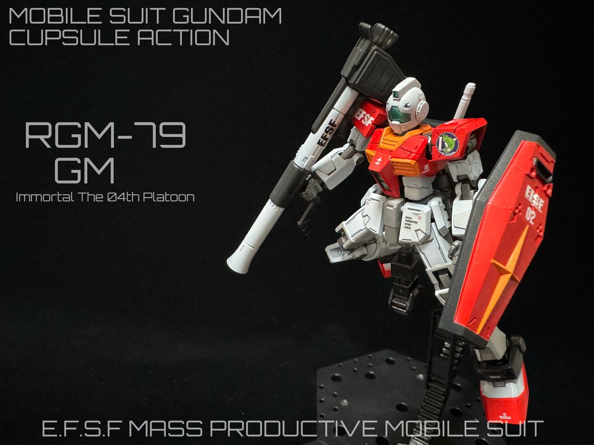 NirvanaAxel's tweet photo. 機動戦士ガンダム
CUPSULE ACTION
カプセルアクション
RGM-79
量産型ジム
不死身の第四小隊仕様
#ガンプラ #gunpla #カプセルアクション #機動戦士ガンダム #量産型ジム #ジム #rgm79 #不死身の第四小隊 #cupsuleaction #gundam #機動戦士ガンダム #リペイント #全塗装 #ガンダム #gundam #食玩 https://t.co/VChP9YLiyo